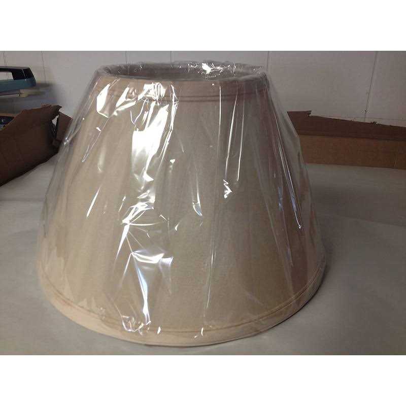 tabindeal Beige Linen 8 inch European Drum Lampshade with Uno Fitter