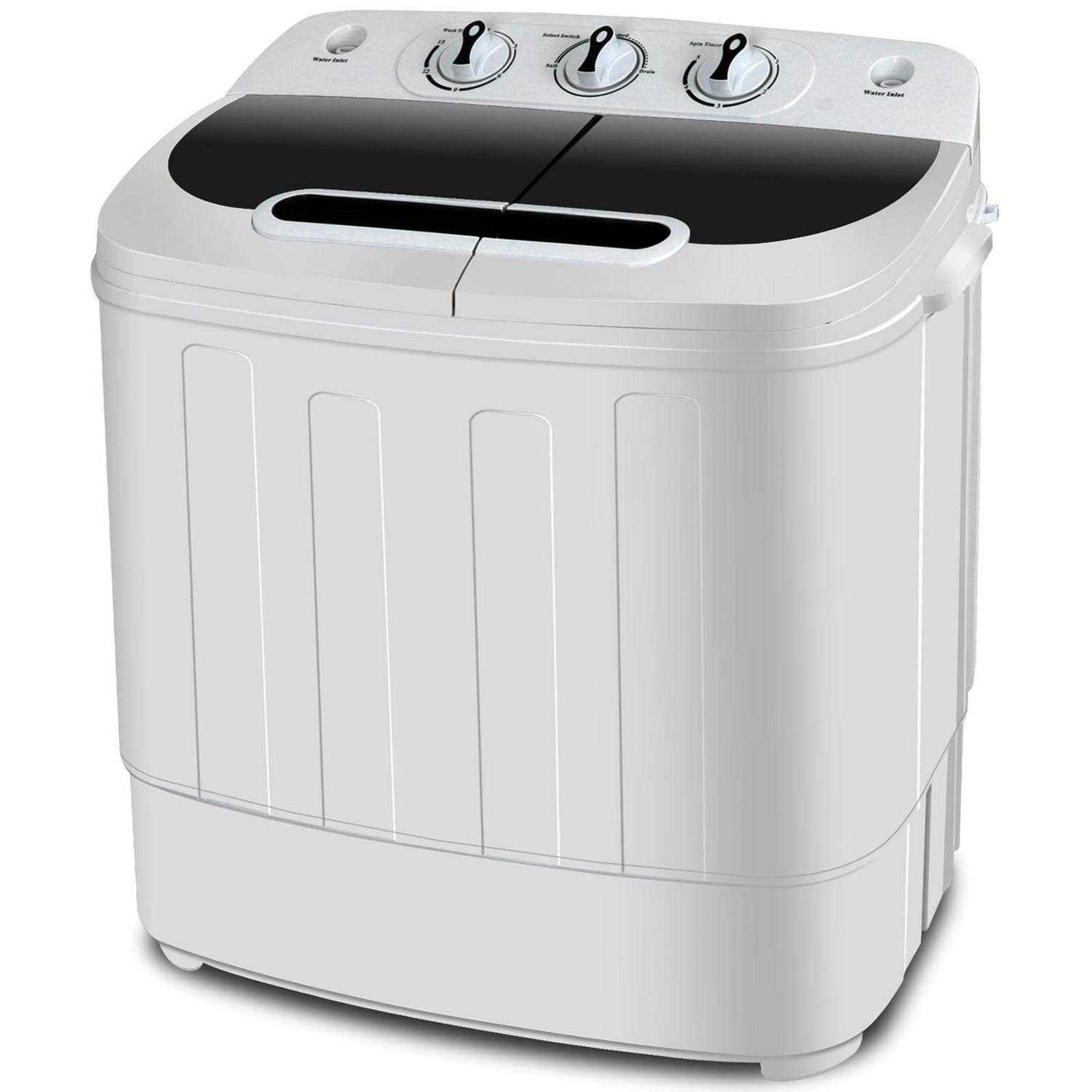 Zeny Mini Twin Tub Portable Compact Washing Machine Washer Spin Dry Cycle
