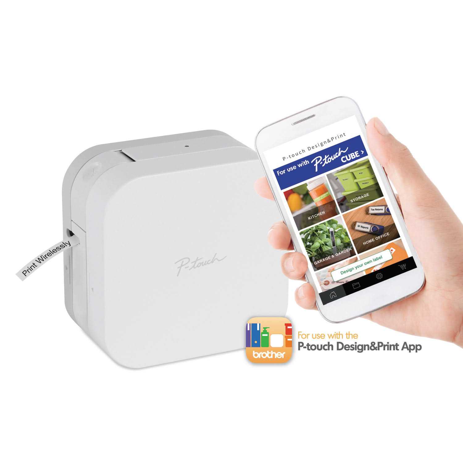 Brother PT-P300BT P-touch Cube Label Maker