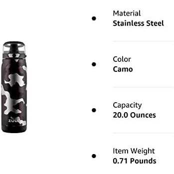 Zulu Swift Stainless Steel Water Bottle