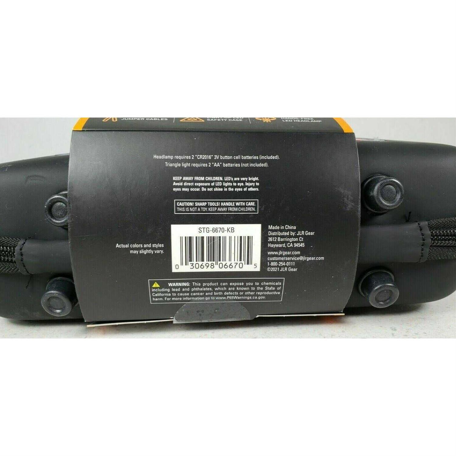 Smartgear Emergency Kit 7 piece Roadside STG-6670-KB