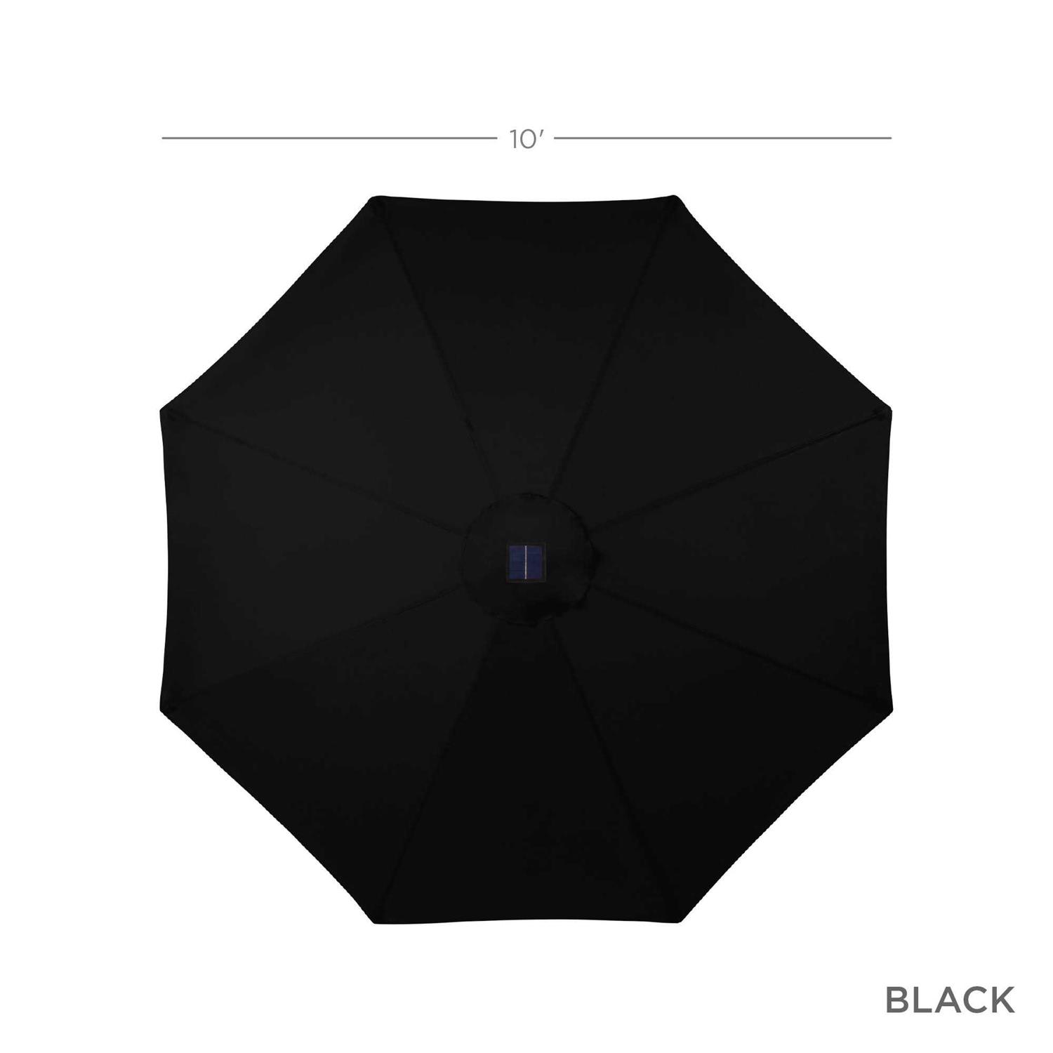 Best Choice Products Solar LED Lighted Patio Umbrella Tilt Adjustment