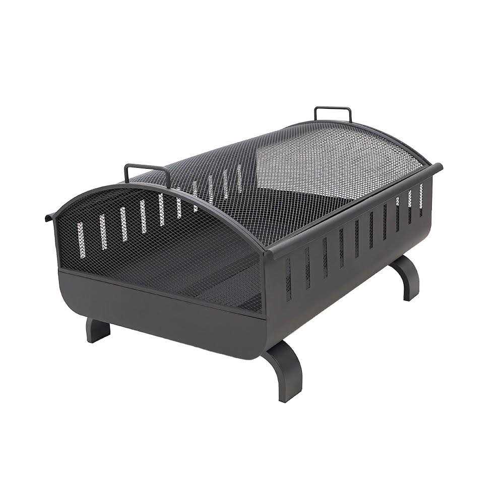 Style Selections 22.5-in W Black Steel Wood-Burning Fire Pit WAD2027ES-L