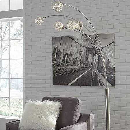 Ashley Winter Metal Arc Lamp