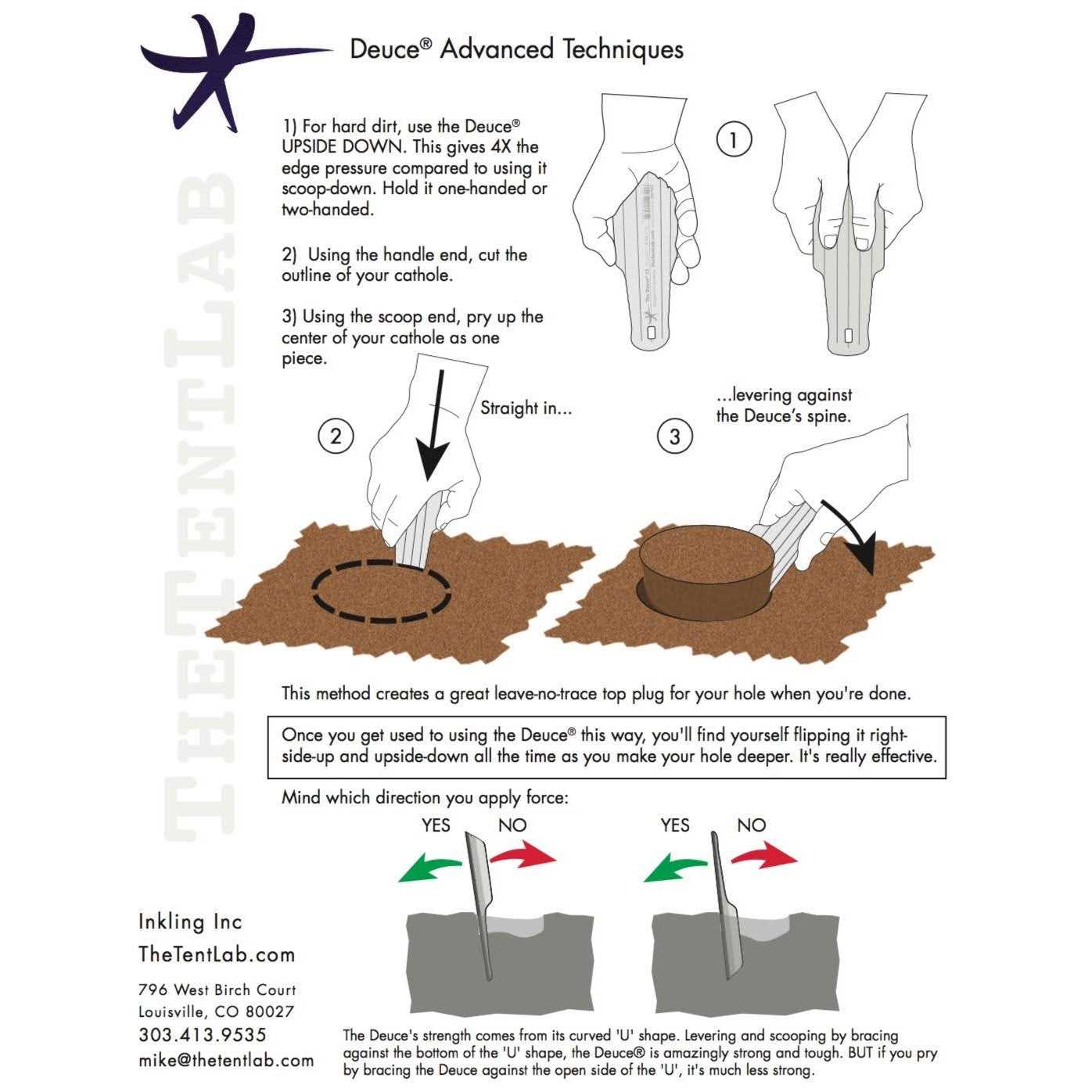 The Tentlab Deuce Trowel #2