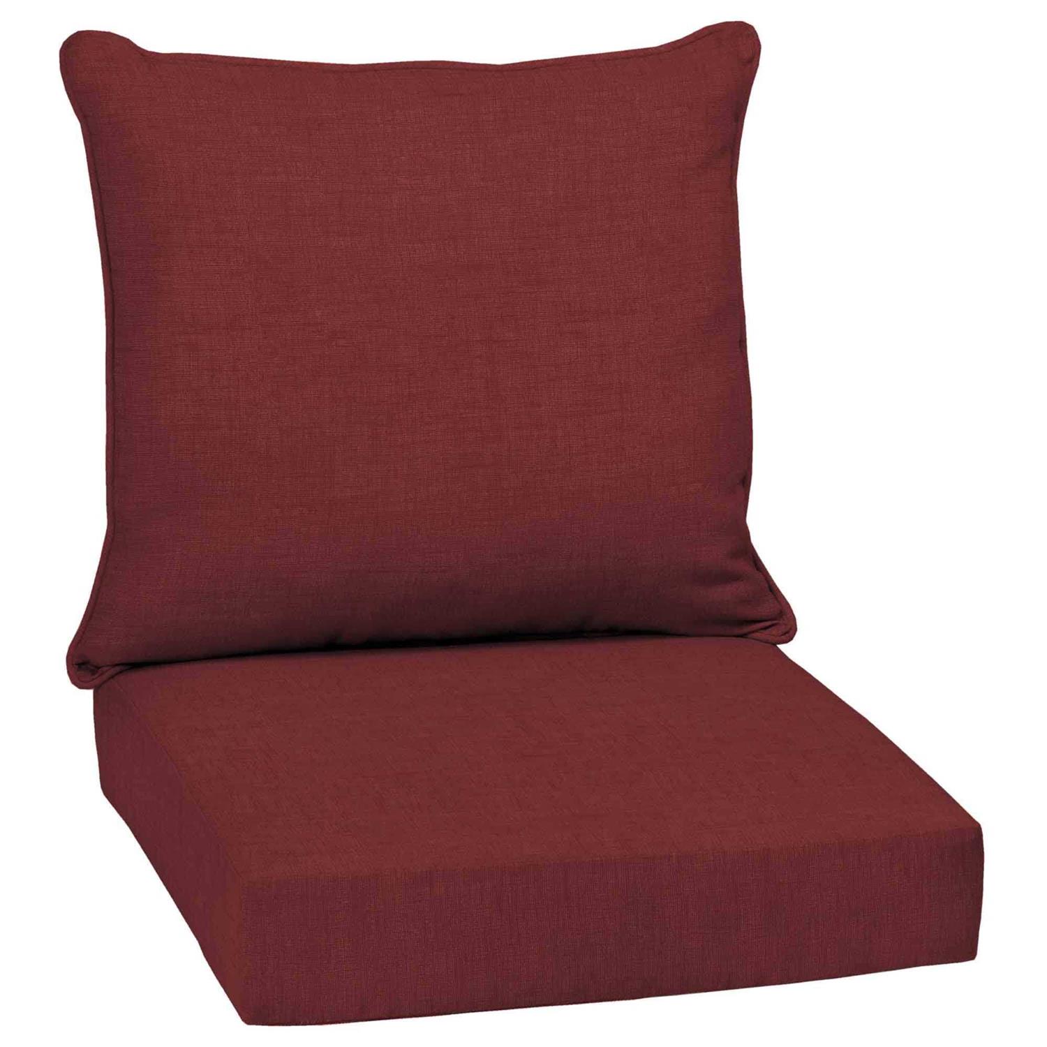 Arden Selections Texture Outdoor Deep Seat Cushion Set