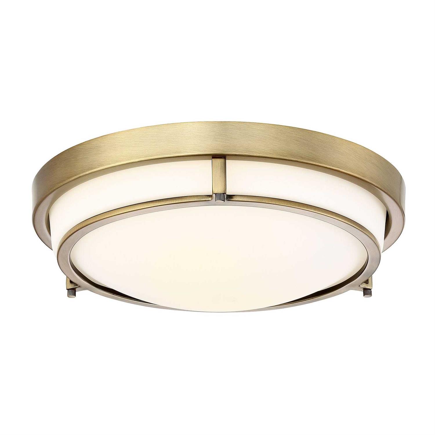 Trade Winds Lighting Slim Ceiling Light Nickel