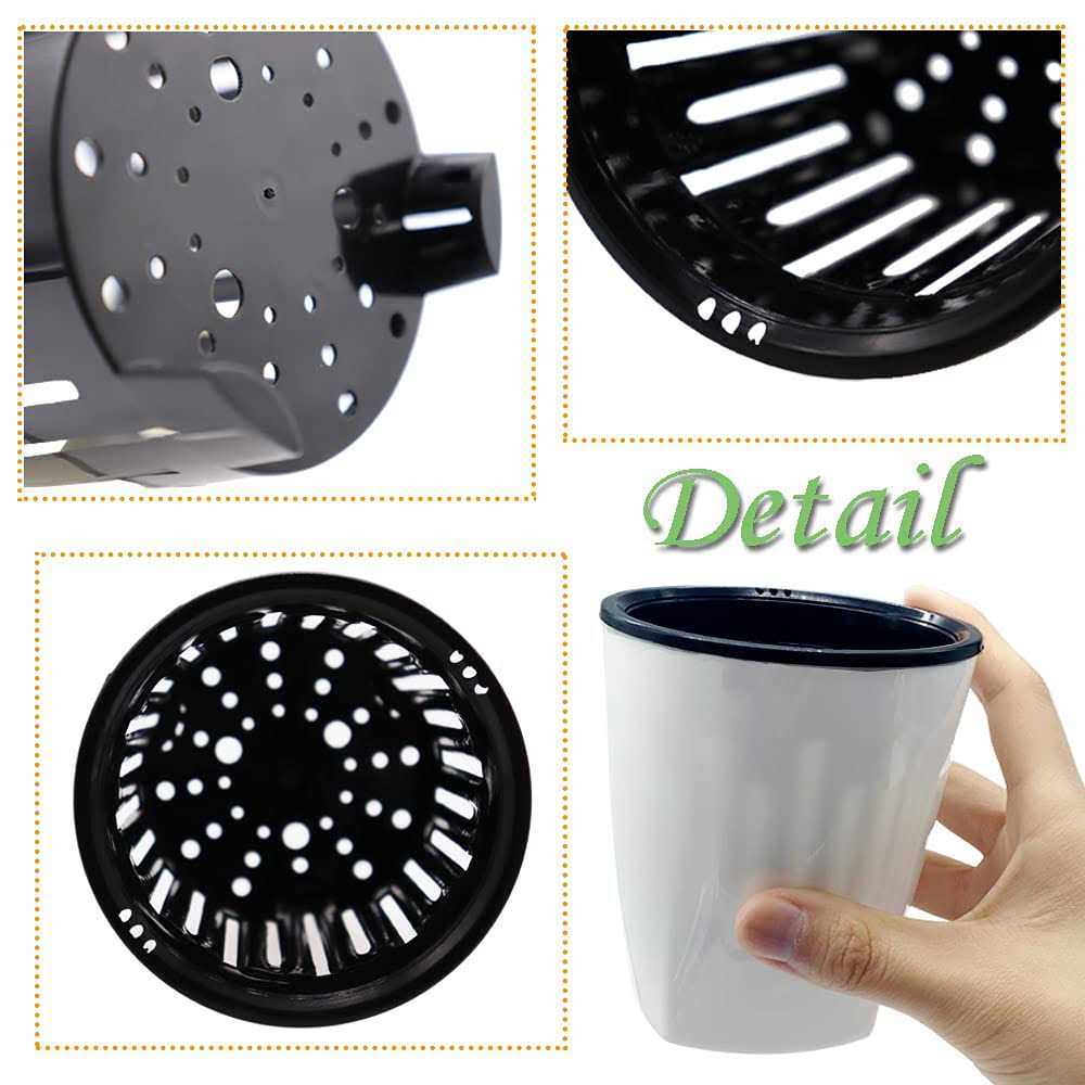 12 Pcs Self Watering Plastic Planter,4 Inch Plastic Flower Plant Pot