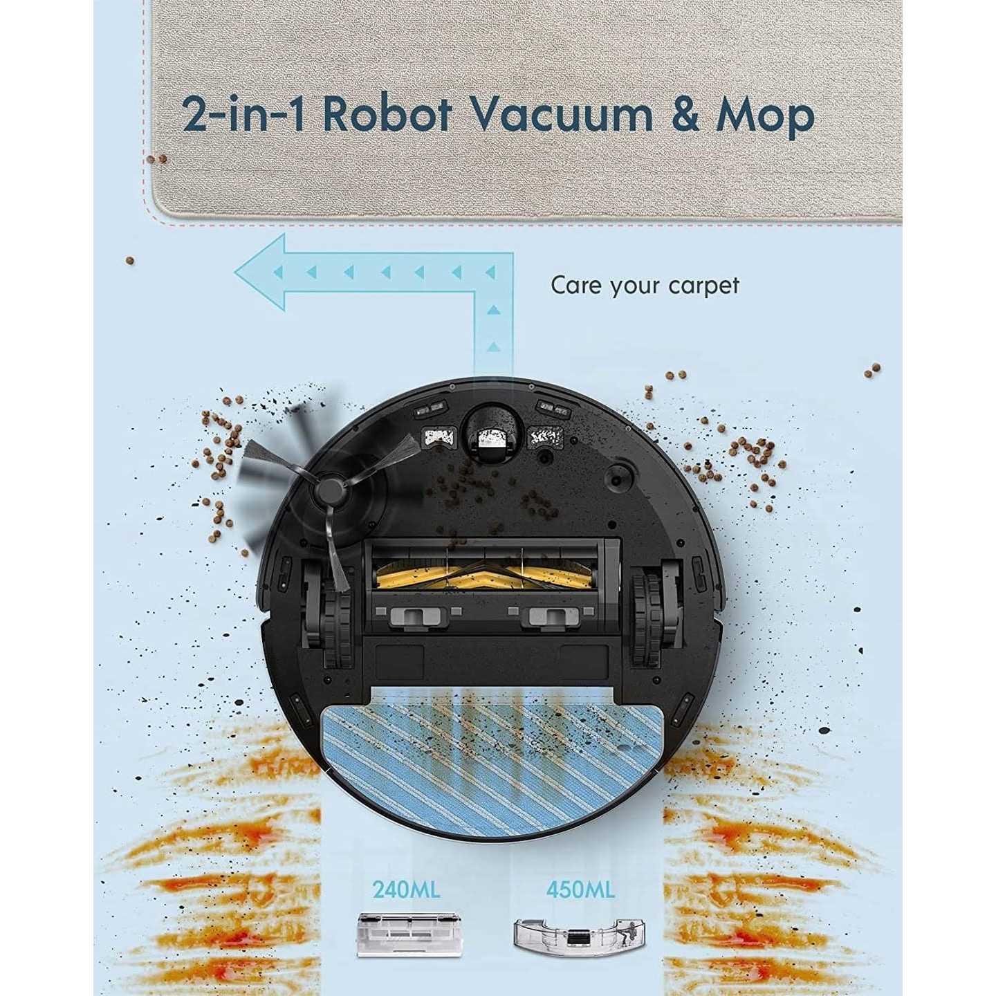 Yeedi Vac Advanced Mapping 3000Pa Robot Vacuum