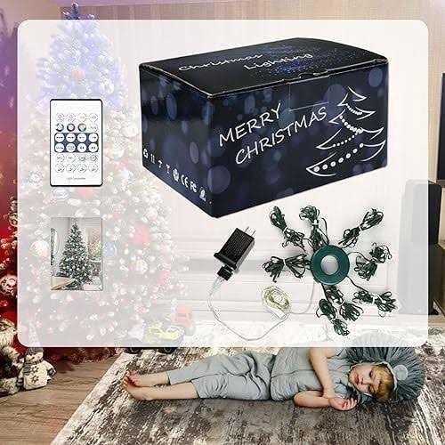 2win2buy Christmas Tree String Lights Decorations with Ring Smart APP