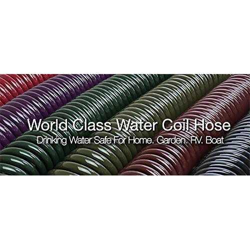 Water Right Professional Coil Garden Hose Lead Free Drinking Water Safe