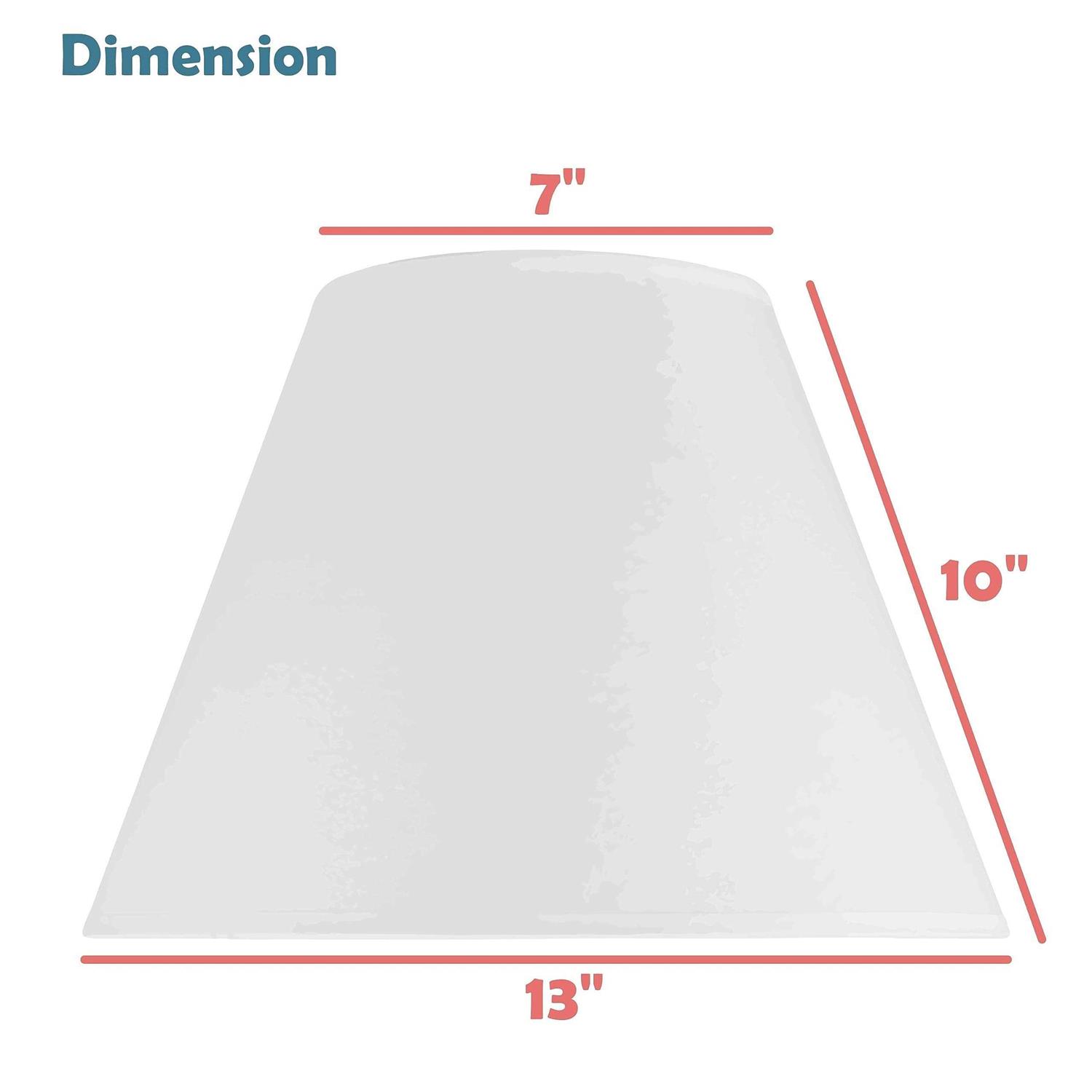 Aspen Creative Pleated Empire Spider Construction Lamp Shade