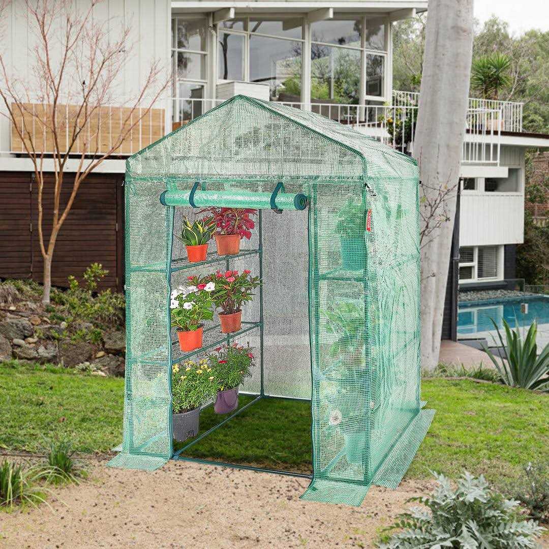 VEVOR Walk-in Greenhouse Portable Green House with Shelves