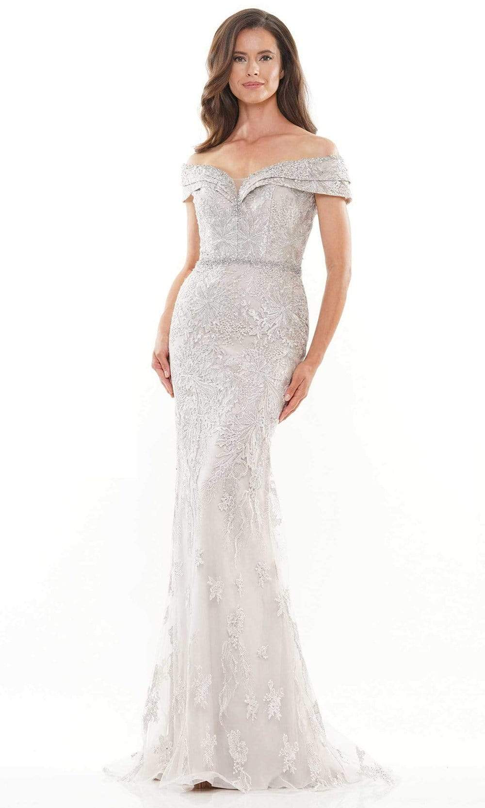 RD2737 Beaded Lace Mermaid Gown