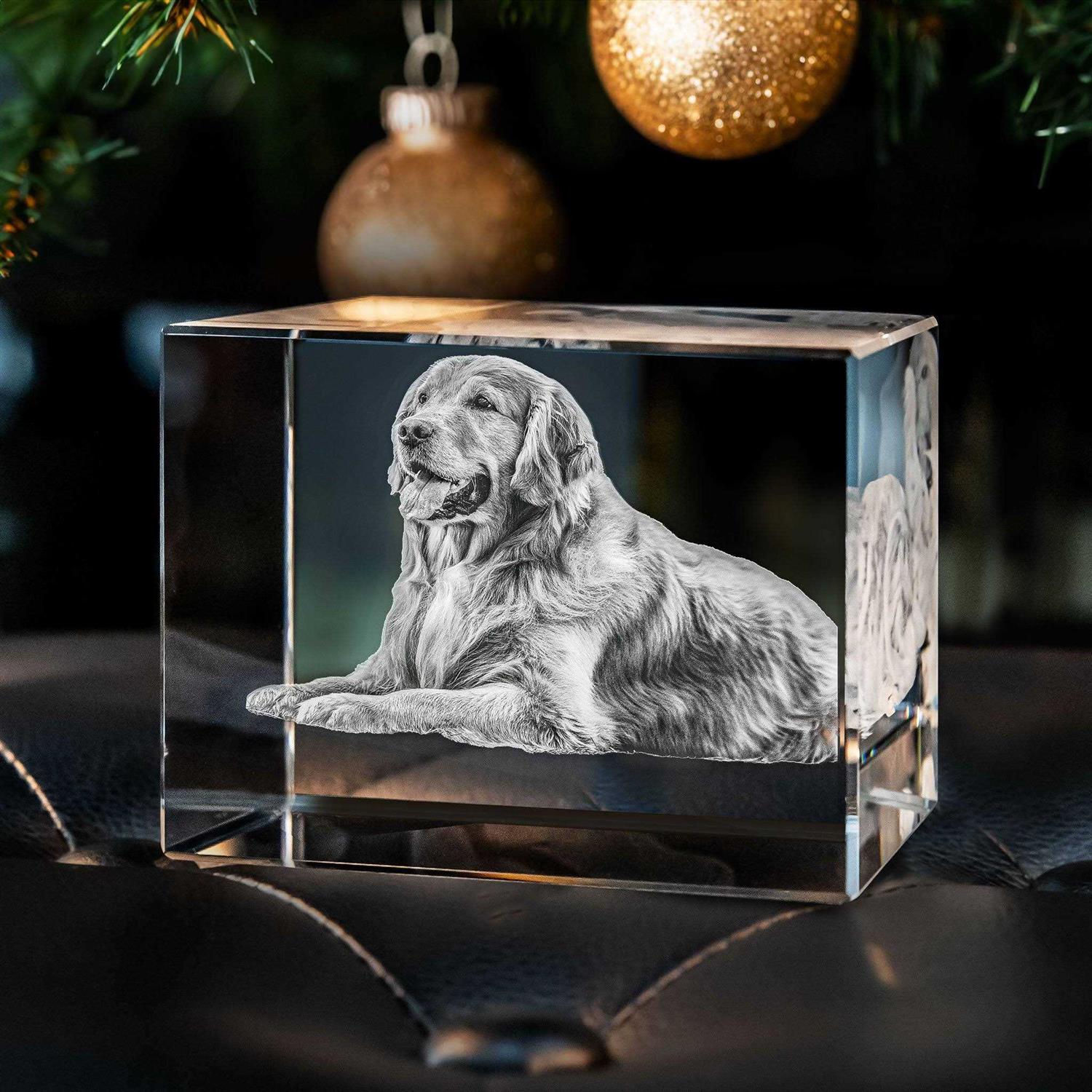 3D Crystal Photo Personalized Gift Rectangle ArtPix 3D Men Gifts