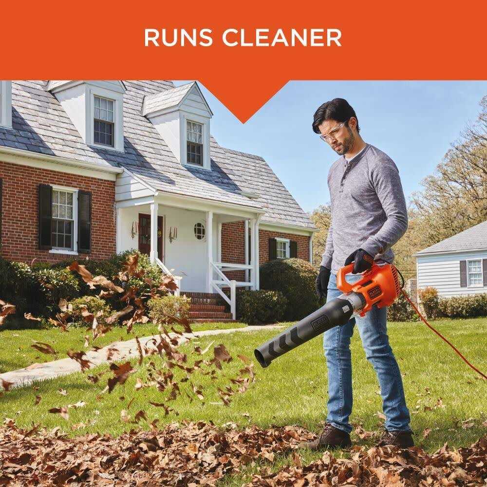 BLACK+DECKER 9 Amp Electric Axial Leaf Blower BEBL750