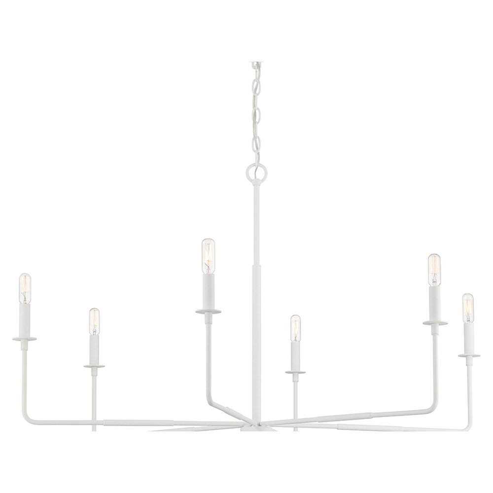Three Posts™ Mager 6 Light Candle Style Classic Chandelier Finish