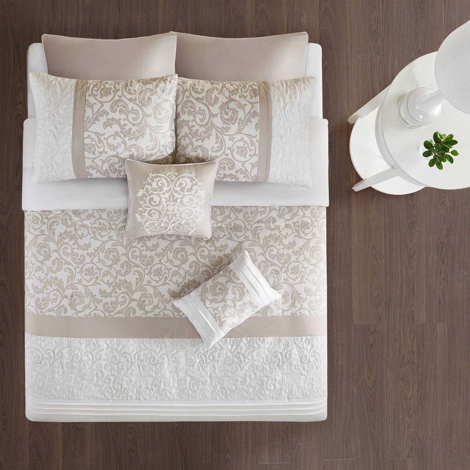 510 Design 8 Piece Ramsey Embroidered Comforter Set