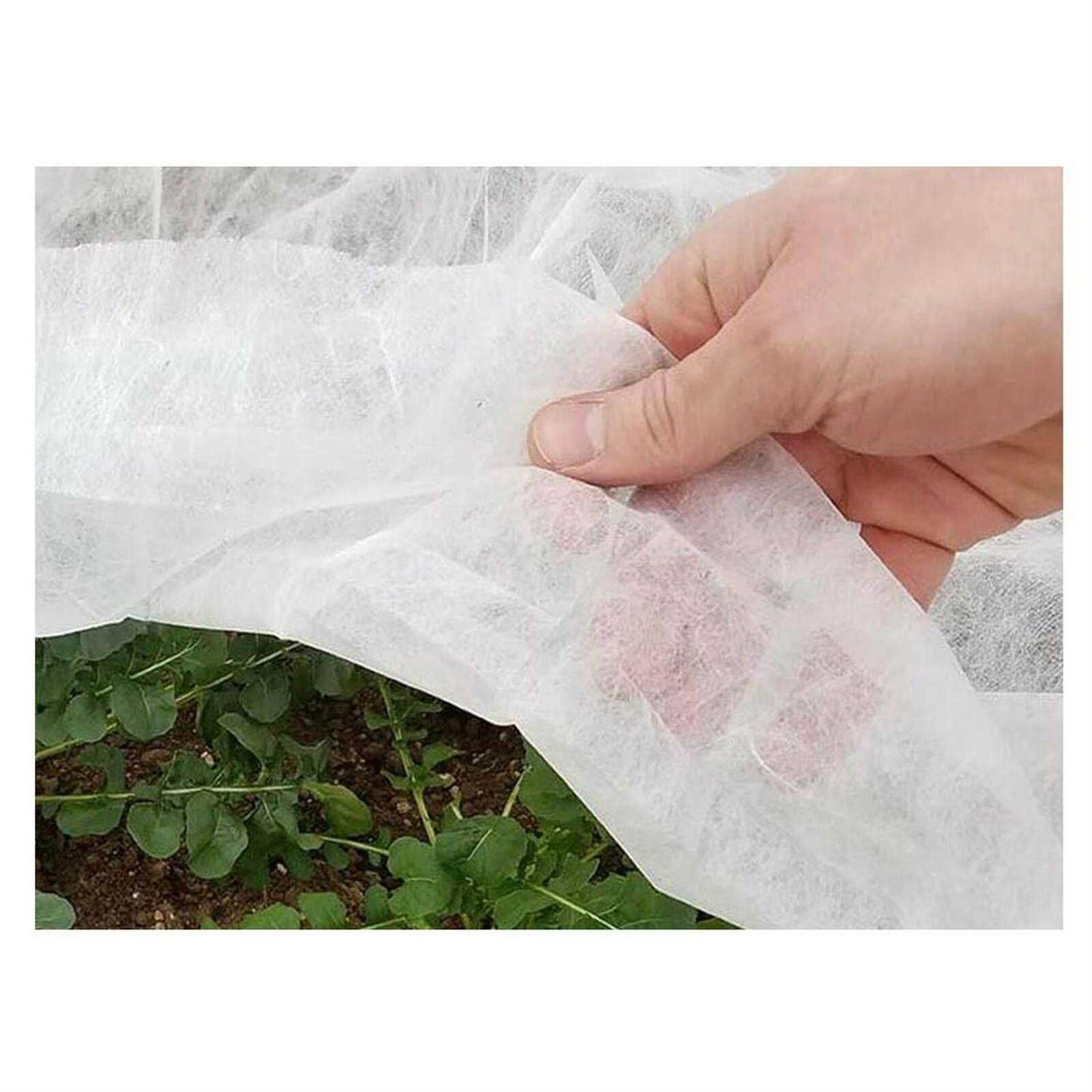 25′ / 50′ / 100′ Agribon Ag-19 Floating Row Crop Cover / Frost Blanket / Garden Fabric Plant Cover