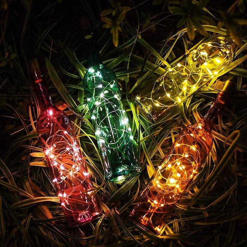 30 Pack Wine Bottle Lights with Cork