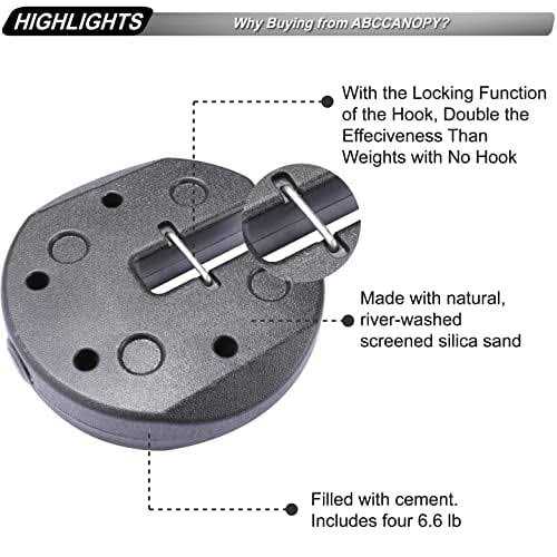 Abccanopy Canopy Weights with Lock Design No