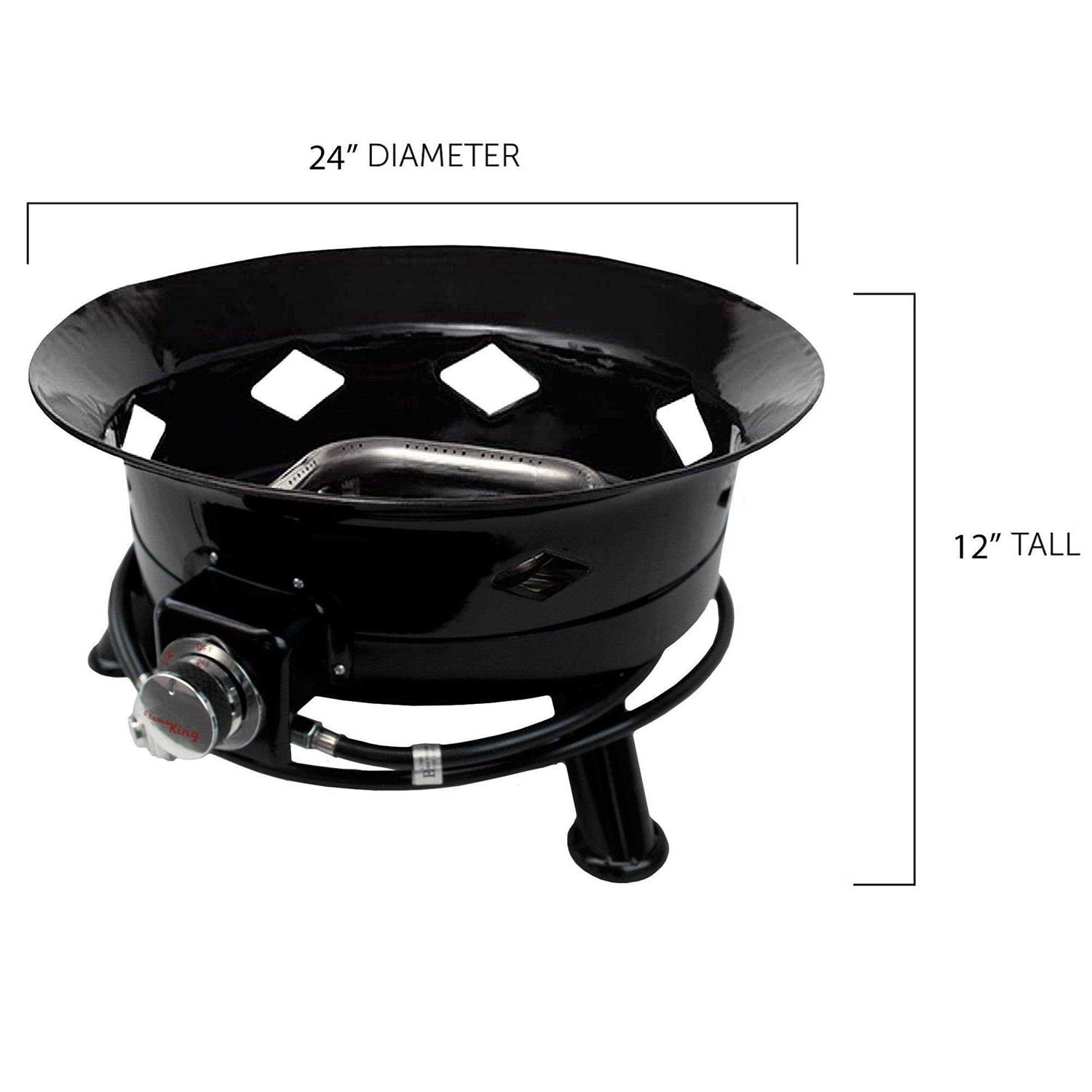 Flame King Smokeless Propane Fire Pit