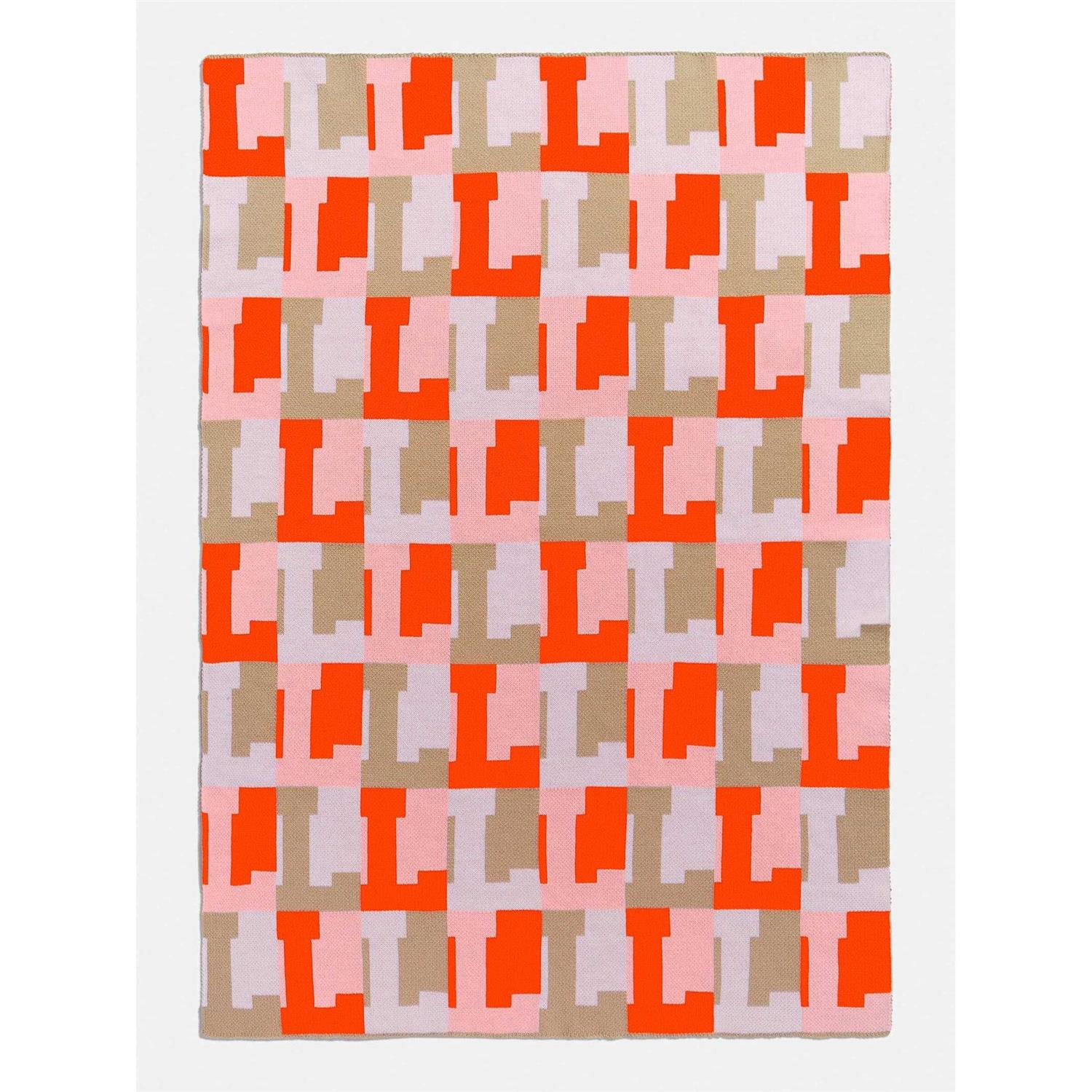 BaubleBar On Repeat Letter Blanket