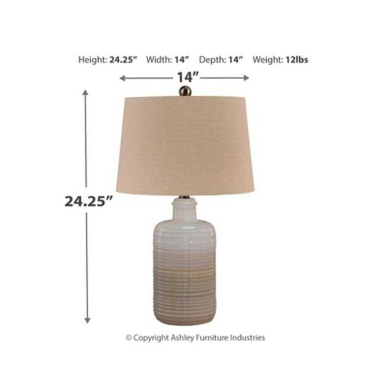 Ashley Jamon Ceramic Table Lamp