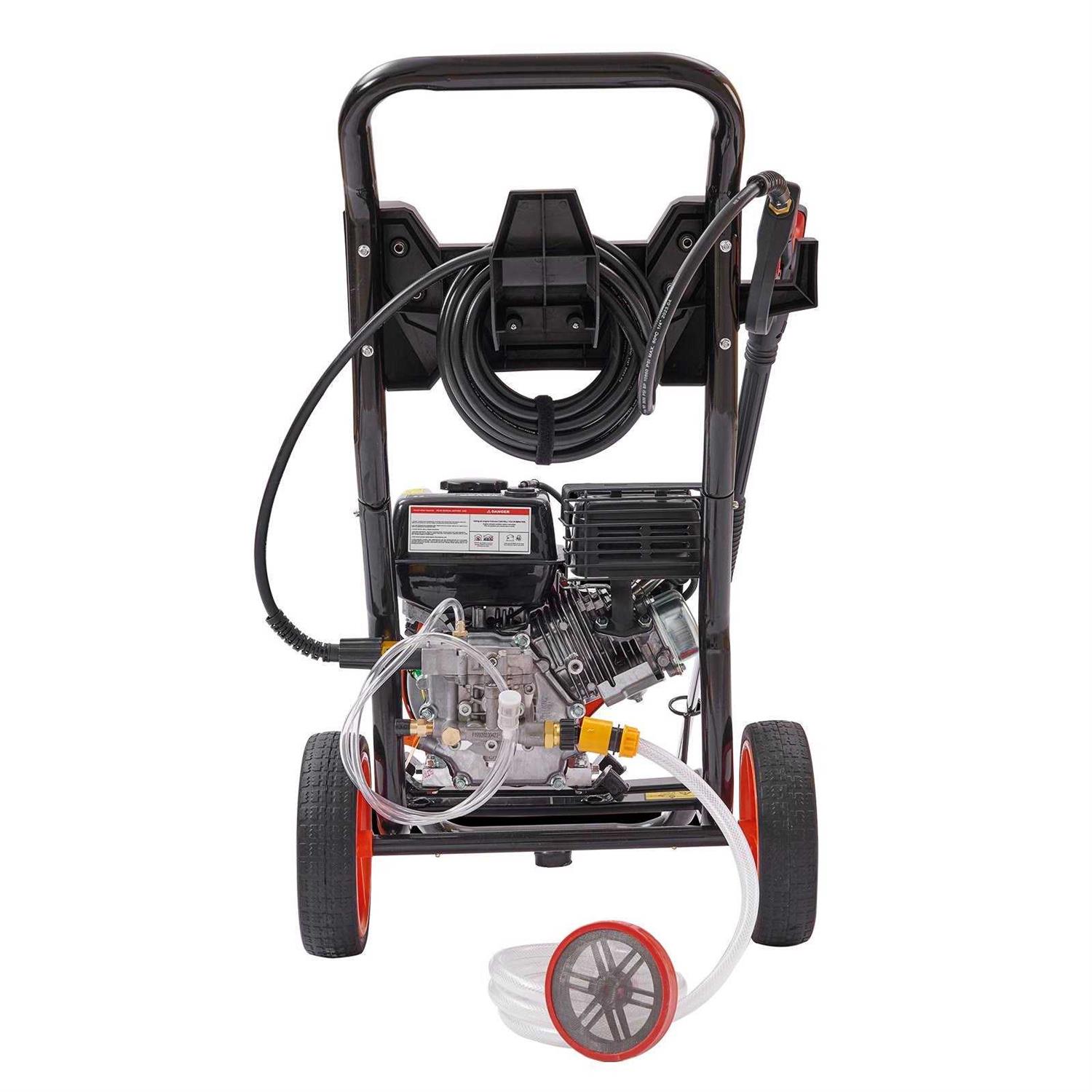 VEVOR Gas Pressure Washer, 3400 Psi 2.6 Gpm, Gas Powered Pressure Washer with Aluminum Pump, Spray Gun and Extension Wand