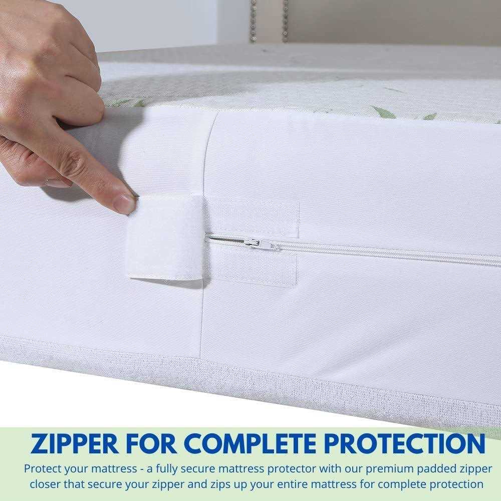 Bamboo Mattress Protector with Zipper
