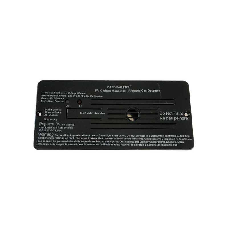 Safe-T-Alert Combo Carbon Monoxide Propane Alarms Flush Mount