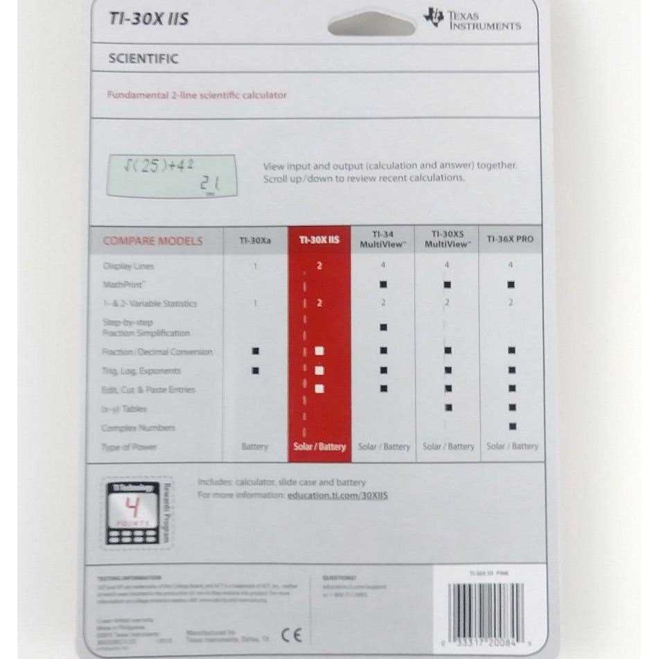 Texas Instruments TI-30X IIS
