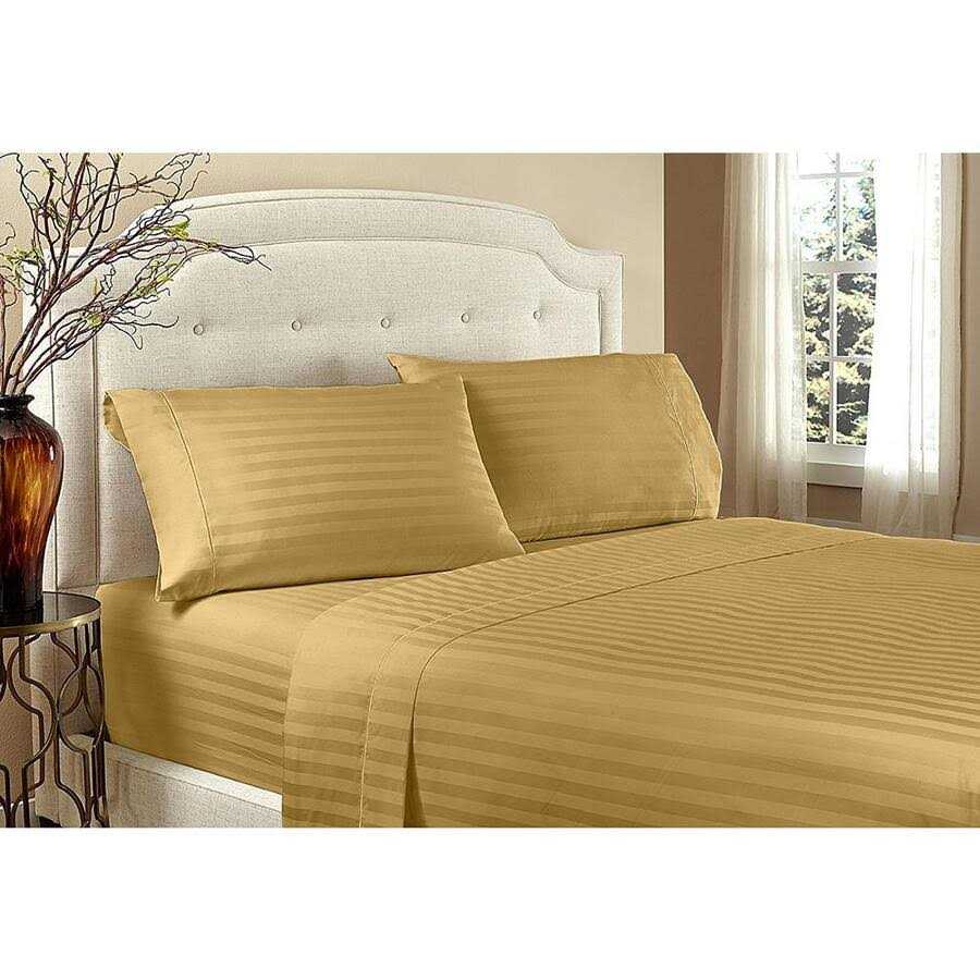 600 Thread Count Stripe Sheet Set Single