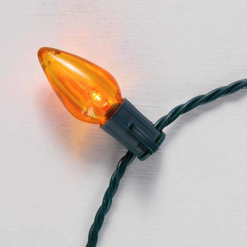 50L Multi Christmas C9 LED String Holiday Lights Home Accents