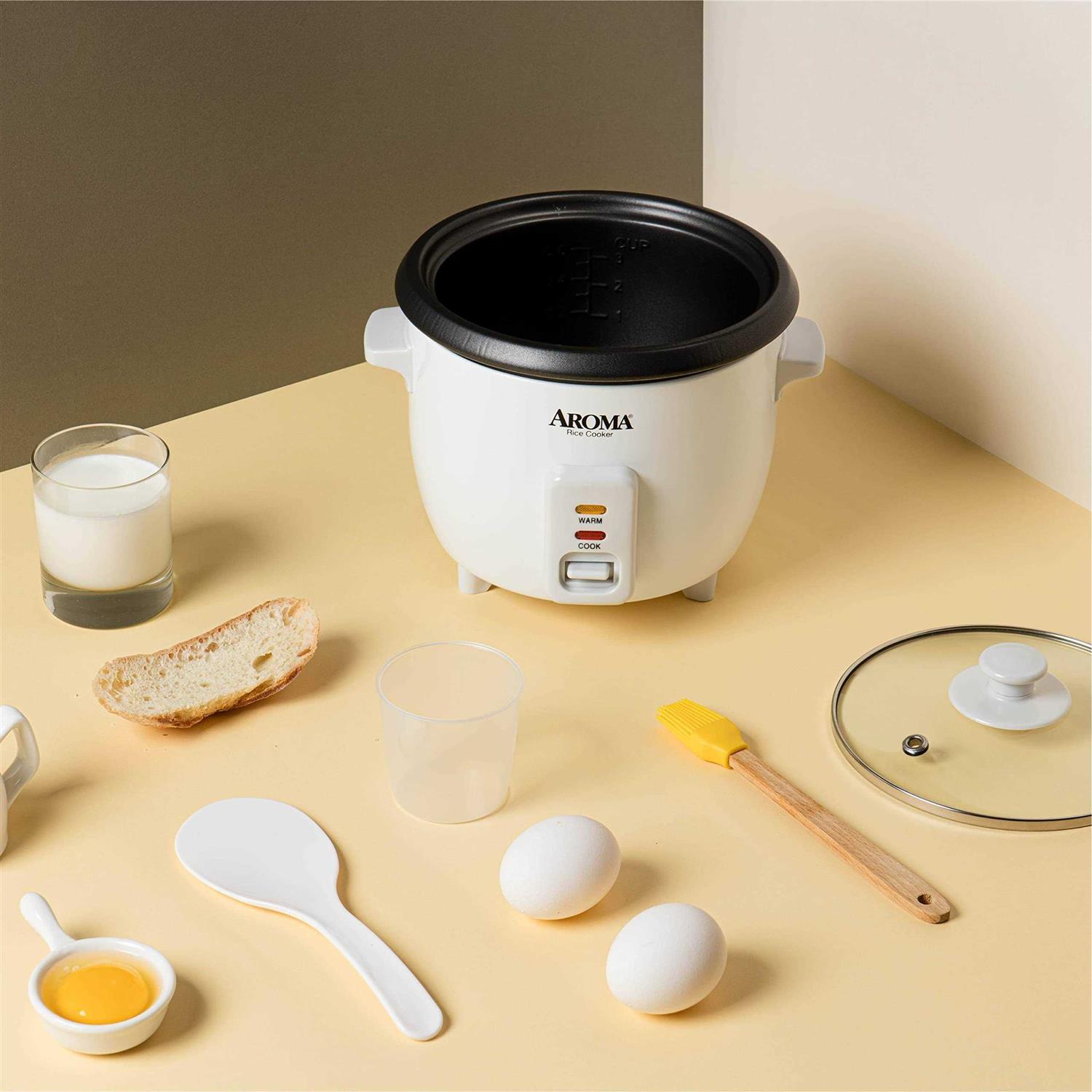 Aroma 6-Cup Pot-Style Rice Cooker