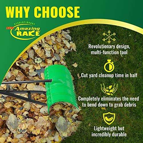 Amazing Rake 3 in 1 Lightweight Ergonomic Yard Tool