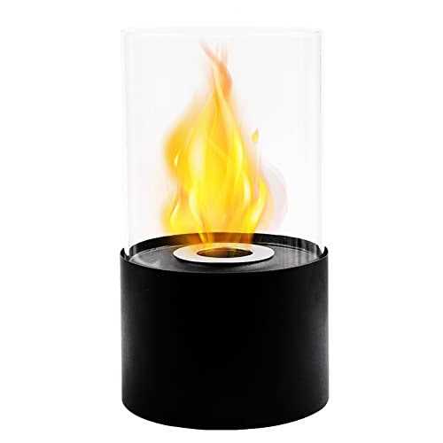 Tabletop Fire Bowl Pot|Indoor/Outdoor Portable Tabletop Fireplace–Clean-Burning Bio Ethanol Ventless Fireplace