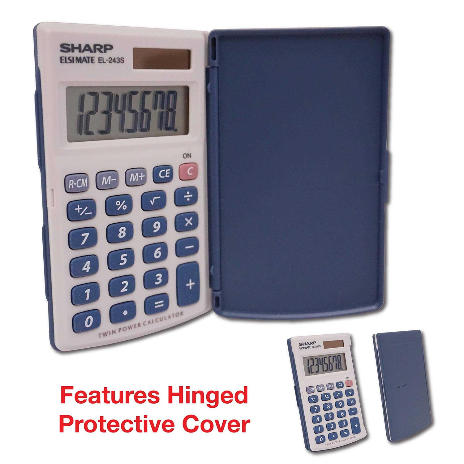 Sharp EL-243SB Solar Pocket Calculator EL243SB