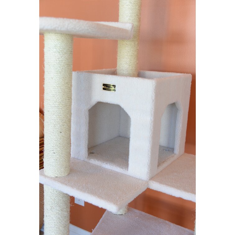 68″ Zuckerman Classic Real Wood Jackson Galaxy Approved Cat Tree