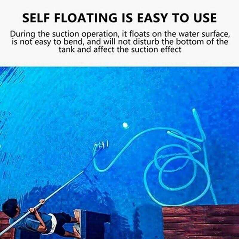 5M Swimming Pool Vacuum Cleaner Hose Suction Swimming Replacement Pipe Pool Cleaner Tool Swimming Pool Cleaning Hose, Size: 32, Blue