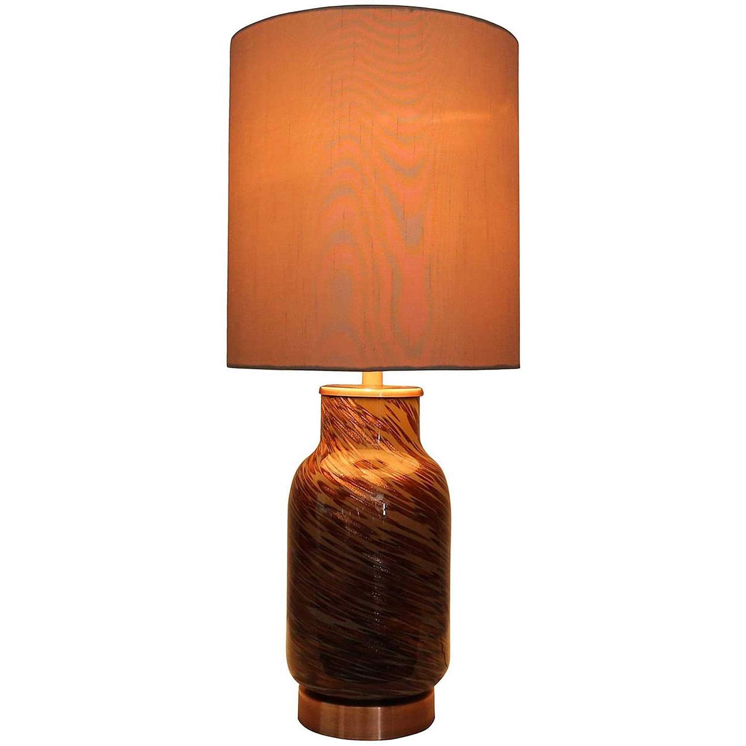 Urbanest Vetro Verde Art Glass Table Lamp, Green and