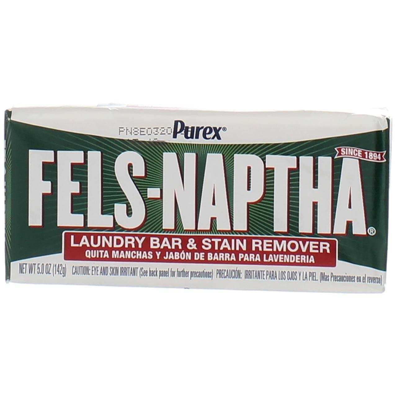 Zout Fels-Naptha Laundry Bar and Stain Remover, Tough Stain Removal, 5 oz., 1 Count, Size: 5.5 oz