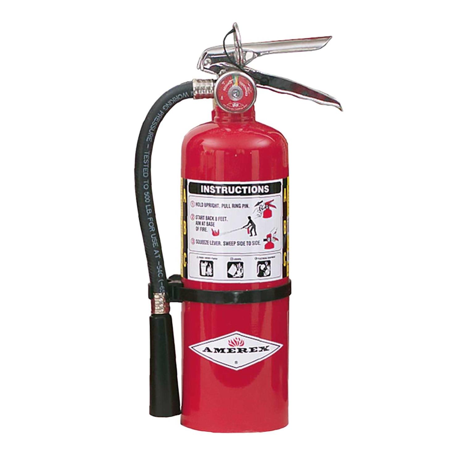 Amerex B456 ABC Dry Chemical Fire Extinguisher with Aluminum Valve