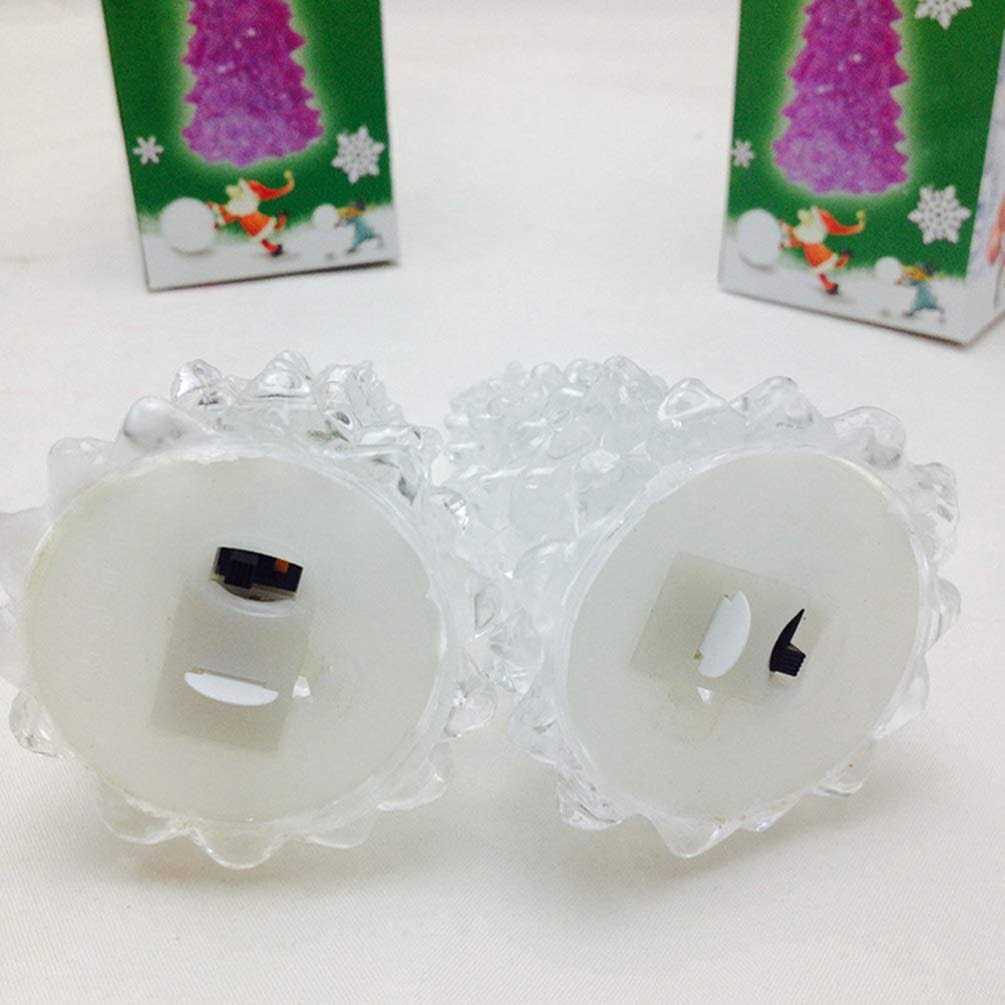 Toyvian 5pcs Tabletop Led Christmas Tree Light Up Xmas Tree Ornament Night Light for Xmas Holiday Party Table Centerpiece Gifts