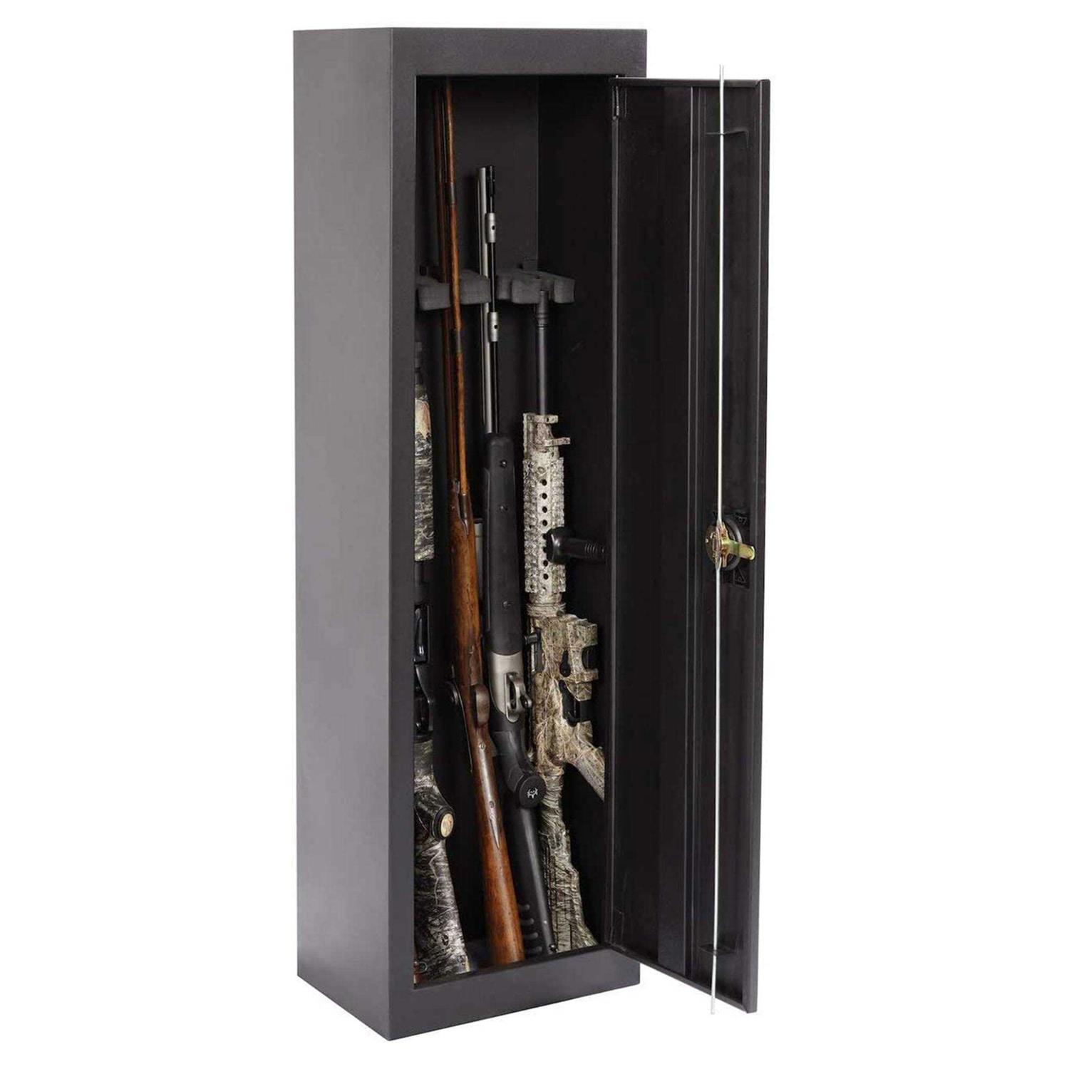 American Furniture Classics 5 Gun Starter Metal Security Cabinet