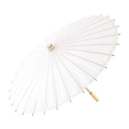 Weddingstar Pretty Paper Parasol With Bamboo Handle