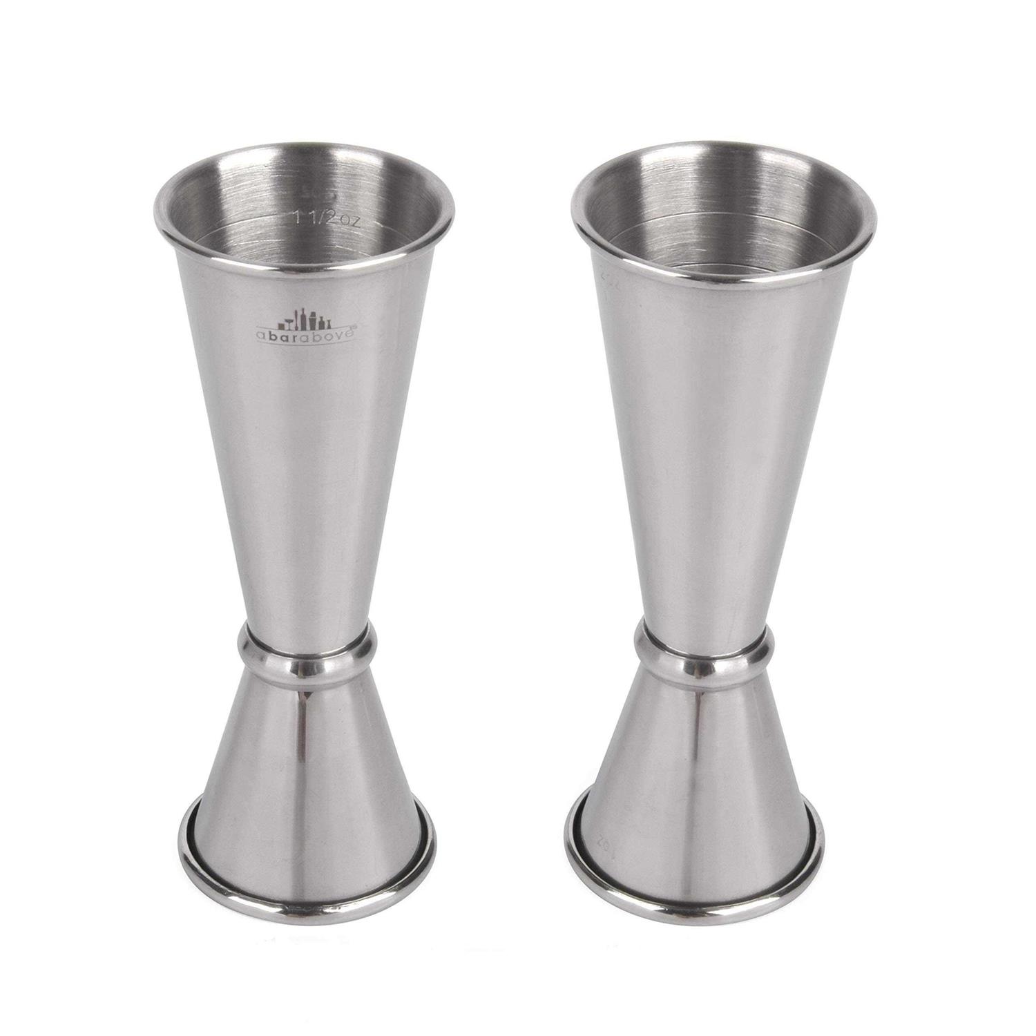 A Bar Above Premium Japanese Jigger with 8 Measurements Inside