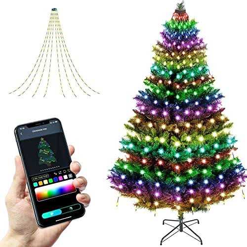 2win2buy Christmas Tree String Lights Decorations with Ring Smart APP