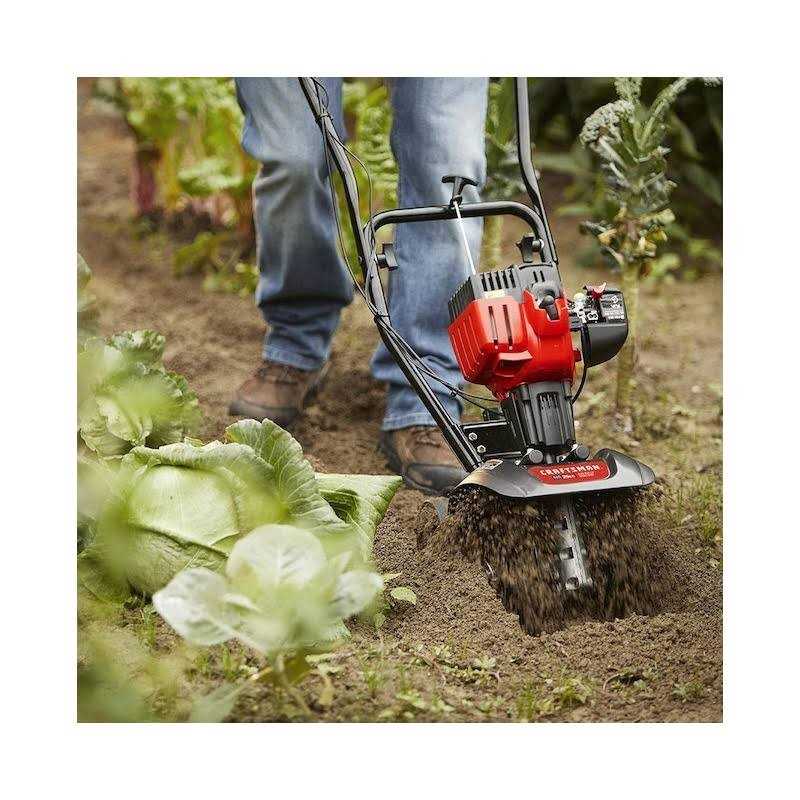 CRAFTSMAN 25-cc 2-Cycle 9-in Forward-rotating Gas Cultivator