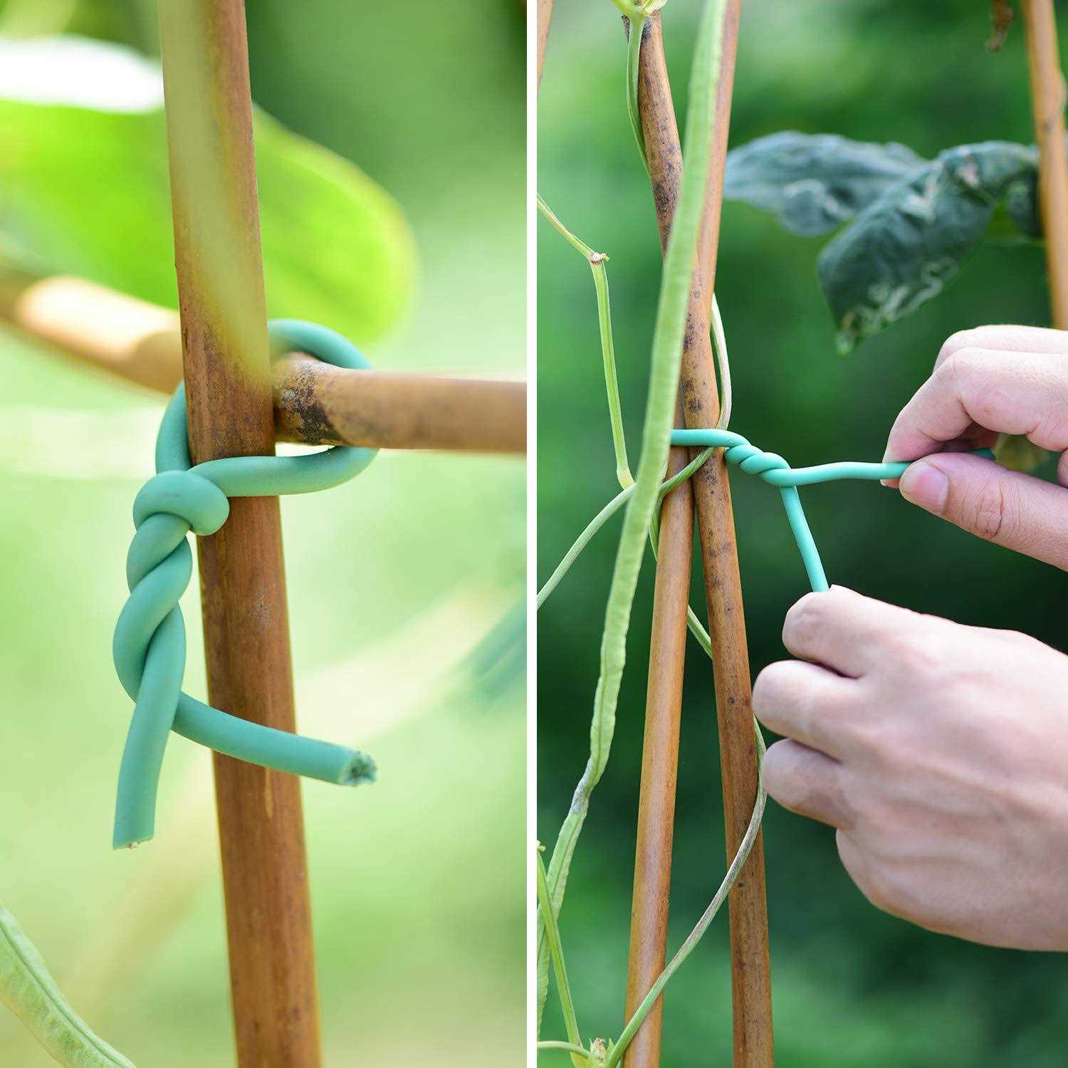 YDSL Soft Tie, Green Twist Garden Ties for Plants